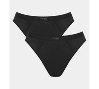 Pack of 2 Ever Ease High Cut Knickers Black