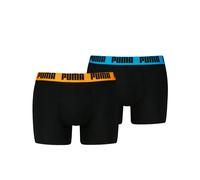 Pack of 2 Everyday Hipsters in Plain Cotton Turquoise+Orange Waistband