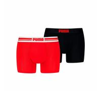 Pack of 2 Everyday Logo Hipsters in Cotton Black + Red