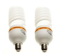 Pack of 2 - Ex-Pro 105w Ultra Daylight Replacement Bulb Standard ES/E27 Screw Fitting. 105w, 240v, True Daylight. White Light. Suitable for Daylight Lighting Kits Including Ex-Pro Kits.