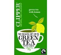 (Pack Of 2) - Fairtrade Organic Green Tea with Lemon | CLIPPER