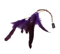 Pack of 2 Feather Hair Extensions Boho Feathers Hair Accessories Clip Feather Tassels Headdress Feather Hair Accessories Hair Tassel Hair Chain Hair Clips for Halloween Carnival Fancy Dress Cosplay