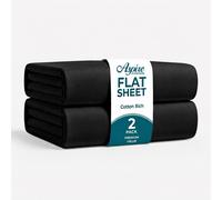 Utopia Bedding - Flat Sheet Single Size - OEKO-TEX Certified - Easy Care Soft Brushed Polyester - Microfiber Fabric - Wrinkle, Shrinkage and Fade Resistant - White