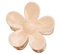 Pack of 2 Flower Hair Clips, Hair Clips, Hawaiian Claw Clip, Flower Clip, Hair Jaw Clips, Strong Hold, Claw Clips, Hair Styling Accessories, Party, Beach, Pool, Holiday, Off-White
