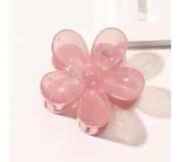Pack of 2 Flower Hair Clips, Small Hair Clips for Women, Non-Slip Hair Claws, Cute Flower Clip, Hair Spiral Clip for Fixing Hair for Women, Hair Accessories, Rose Red B