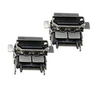 Pack of 2 for HDMI Out Port Socket Interface Jack Plug Connector Replacement Kit for Microsoft Xbox One Slim S Console