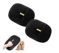Pack of 2 Fur Magnetic Gloves, Pet Grooming Gloves, Generic Fur Magnet Fur Miracle Brush, Reusable Cat Glove, for Grooming, Clothing, Sofas, Cleaning Cat Hair and Dog Hair