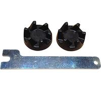Pack of 2 Genuine Blender Rubber Clutch Couplers WP9704230. LKS Spanner Included. Compatible with Models Starting 5KSB3, KSB3, KSB5, 5KSB52 and 5KSB5