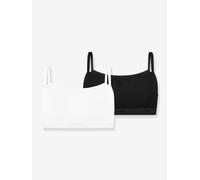 Pack of 2 girls bras Les Pockets Ecodim black