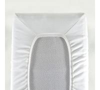 Pack of 2 Glovesheets, Large Pram/Crib. Fitted sheet for mattress: up to 95cm x 40cm. White