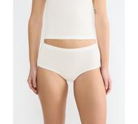 Sloggi Women's GO Sense Highwaist 2P Briefs, Silk White, M (Pack of 2), Silk White, M