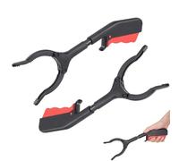 Pack of 2 Grab Tongs for Seniors, 29 cm Grabber for Seniors, Short Rubbish Grabber, Rubbish Tongs Grabber for Adults Children Grabber Garbage Collector Tongs, Portable Rubbish Tongs, Grab Arm for