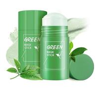 Pack of 2 Green Tea Face Mask Stick - Deep Cleansing & Pore Refinement, Moisturising, Blackhead Removal, For All Skin Types