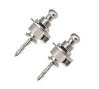 Pack of 2 Guitar Strap Locks Non-Slip Pins Accessory Set Metal Strap Locks Electric Part Electric Guitar Part