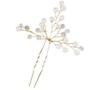 Pack of 2 Hair Accessories, Pearls U-Shaped Clip, Wedding Hair Clips, Crystal Hair Pins, Bridal Jewellery, Headpiece for Hair, for Party, Prom, Wedding, Dinner, Communion Banquet, Rose Gold