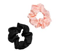 Pack of 2 Hair Bands Drink Cover, Anti-Spike Drink Lid Scrunchies, Antidrug Glass Protection, Anti-Spill for Parties and Festivals, Safe From Foreign Bodies in the Safe Cup, Black + Pink