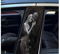 Pack of 2 HD Vinyl Car Stickers and Decals, Waterproof Sun Protection Scratch Protection for The B Pillar Stickers, Personalised Vehicle Door Pillar