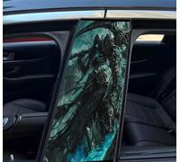 Pack of 2 HD Vinyl Car Stickers and Decals, Waterproof Sun Protection Scratch Protection for the B Pillar Stickers, Personalised Vehicle Door Pillar (Colour 8, One Size)