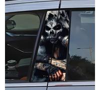 Pack of 2 HD Vinyl Car Stickers and Decals, Waterproof Sun Protection Scratch Protection for the B Pillars Stickers, Personalised Vehicle Door Pillar (Colour 5, One Size)