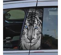Pack of 2 HD Vinyl Car Stickers and Decals, Waterproof Sun Protection Scratch Protection for the B Pillars Stickers, Personalised Vehicle Door Pillar (Colour 3, One Size)