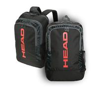 Pack of 2 Head Base Backpack 17L Padel Backpacks Black/Red