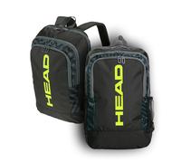 Pack of 2 Head Base Backpack 17L padel backpacks Black/Yellow