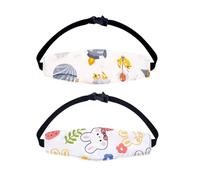 Pack of 2 Head Holders for Child Seat, Safety Rest Child Seat Headrest, Practical Headrest Car Children, Ideal for Securely Fixing the Baby Head when Driving in the Car or Long Distance Travel