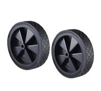 Pack of 2 Heavy Duty Detachable Rubber Bearing for Camping Wagons Quiet Rolling Fast Release Design Noiseless Rubber Terrain