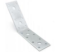 Pack Of 2 - Heavy Duty Galvanised 135 Degrees Angle Bracket - 135 Corner Brace - Pergola Connector - 2.5mm Thick - 100X100X35mm