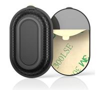 [Pack of 2] Holder for Galaxy Smarttag2, MOWYEOK TPU Hidden Adhesive Design Square Holder, Compatible Samsung Galaxy Smarttag2, Suitable for Keys, Wallet, Luggage (Black + Black)