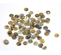 Pack of 2 Holes Round Favorite Findings Natural Pearl Shell Sewing Crafting Scrapbooking Buttons Agoya Buttons Approx 100pcs