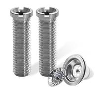 Pack of 2 hollow screw sink, strainer basket valve, M12 screws for Blanco sink accessories and Franke sink replacement parts, accessories for kitchen sinks, stainless steel hollow screws, sink screws