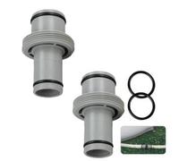 Pack of 2 Hose Connectors Pool Hose Connector 38 mm - Pool Adapter for Intex Bestway Coleman Pool - Pool Hose Adapter Pool Connection Set - Pool Hose Connector Extension (38 to 32 mm)