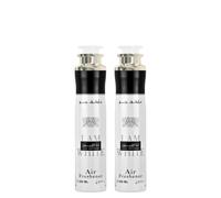 Pack of 2 - I Am White Air Freshener, 300 ml, Black and White Design