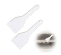 Pack of 2 Ice Scraper Freezer - Heavy Duty Fridge & Freezer Plastic Ice Scraper Ideal for Household & Car, White