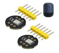 Pack of 2 INMP441 Omnidirectional Microphone Module 24 Bit I2S Interface Compatible with ESP-32 Arduino, Digital Output Sensor Module, I2S MEMS Interface, for Professional Audio Recording Module