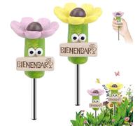 Pack of 2 Insect Drinkers, Bee Drinking Stations, Fascinating Drinkers for Wild Bees and Insects, Bee Drinking Cups for Garden, Butterfly Drinking Cups, Bee Cups for Garden