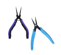 Pack of 2 Jewelry Crafting Pliers Jewelry Pliers Set Flat Nose Pliers Chain Nose Pliers Jewelry Making Tool for Jewelry