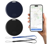 Pack of 2 Key Finder Bluetooth 5.2 GPS Tracker, Key Finder for Android & iOS, Compatible with iSearching App, Key Fob GPS Tracker for Keys, Wallet, Bag, Pets, Suitcase
