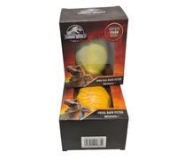 Pack of 2 Kids Dinosaur Egg & Fossil Bath Fizzers 200g Each Surprise Charm Inside Fun Bath Time Gift Set(Pack of 2 (Dino Egg & Fossil))