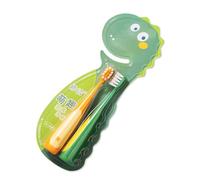 Pack of 2 Kids Dinosaurs Toothbrushes Soft Bristles for Gentle Cleaning Ergonomic Handle for Small Hands Ages 6 12 Soft Bristles Toddler Toothbrush
