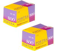 Pack of 2 Kodak 145 1855 Professional Portra 800 Color Negative Film (ISO 800) 35mm 36 Exposures