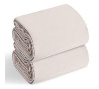 Pack of 2 Laminated Cotton Dust Sheets for Decorating & Painting Size 12ft X 12ft | Waterproof Paint Cover Sheets Backed with Plastic Polythene Sheeting | Drop Cloth for, Furnitures, Floor, StairCase