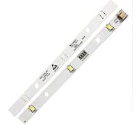 Pack of 2 LED Fridge Lighting DC12V 2W, Replacement LED Strip for Fridge Freezer, Bright White Light Lamp, Plug & Play, Energy Saving, Moisture Resistant