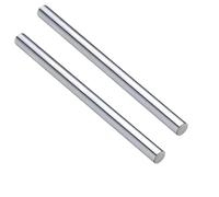 Pack of 2 Linear Motion Rods 20mm x 600mm Chrome Steel Shafts for CNC & 3D | 45# carbon steel, chrome plated, 58-64 HRC, 15-20 µm layer, Ra 0.8 finish, chamfered ends(L: 500MM,2 Pcs Diameter 8MM)
