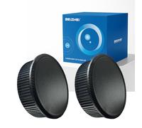 Pack of 2 M39 housing covers, compatible with cameras: for Leica I (model A), II (model D), III (model F/G) and Elmar 50 mm f/3.5, Summaron 35 mm f/3.5, Summitar 50 mm f/2 lenses (M39 camera body cap)