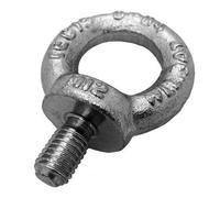 (Pack Of 2) M8 Bzp Din 580 Lifting Eye Bolts 8mm Thread Swl 140Kgs
