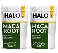 Pack of 2 Maca Root 120 Capsules 15000mg with Black Pepper Extract - High Strength Maca Root Supplement for Energy, Stamina, Focus & Vitality, Vegan, Non GMO, UK Made
