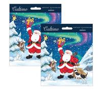 Pack of 2 Magic is in the Air Advent Calendar Greetings Cards | Christmas Greetings Cards with Envelope | Door Advent Calendars - 15.5cm