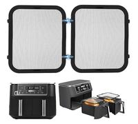 Pack of 2 Magnetic Splash Guards for Ninja Foodi Max Dual Zone AF400EU & AF451EU, Ninja Hot Air Fryer Accessories, Effective Grease Splash Protection, Grease Splash Guard Accessories for Ninja Heating